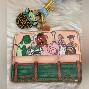 Pixar Disney Loungefly Toy Story 25th Anniversary Lanyard with Cardholde…